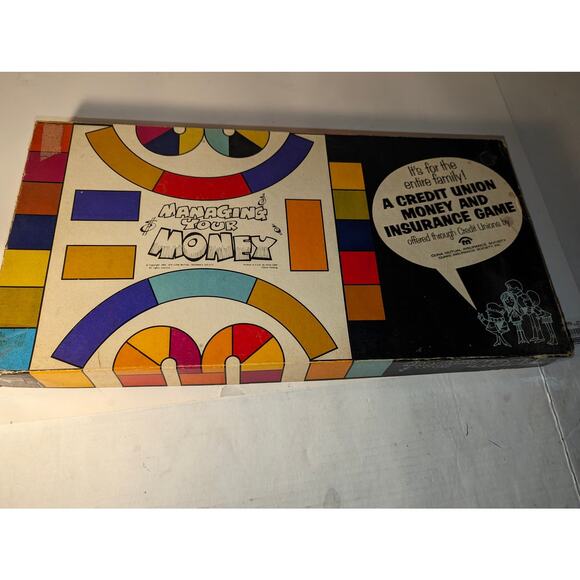Vintage 1969 Managing Your Money Board Game Credit Union Rare Complete - Picture 2 of 3